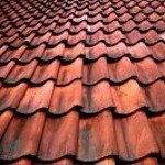 old tile roof