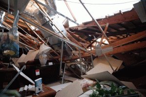 roof collapse